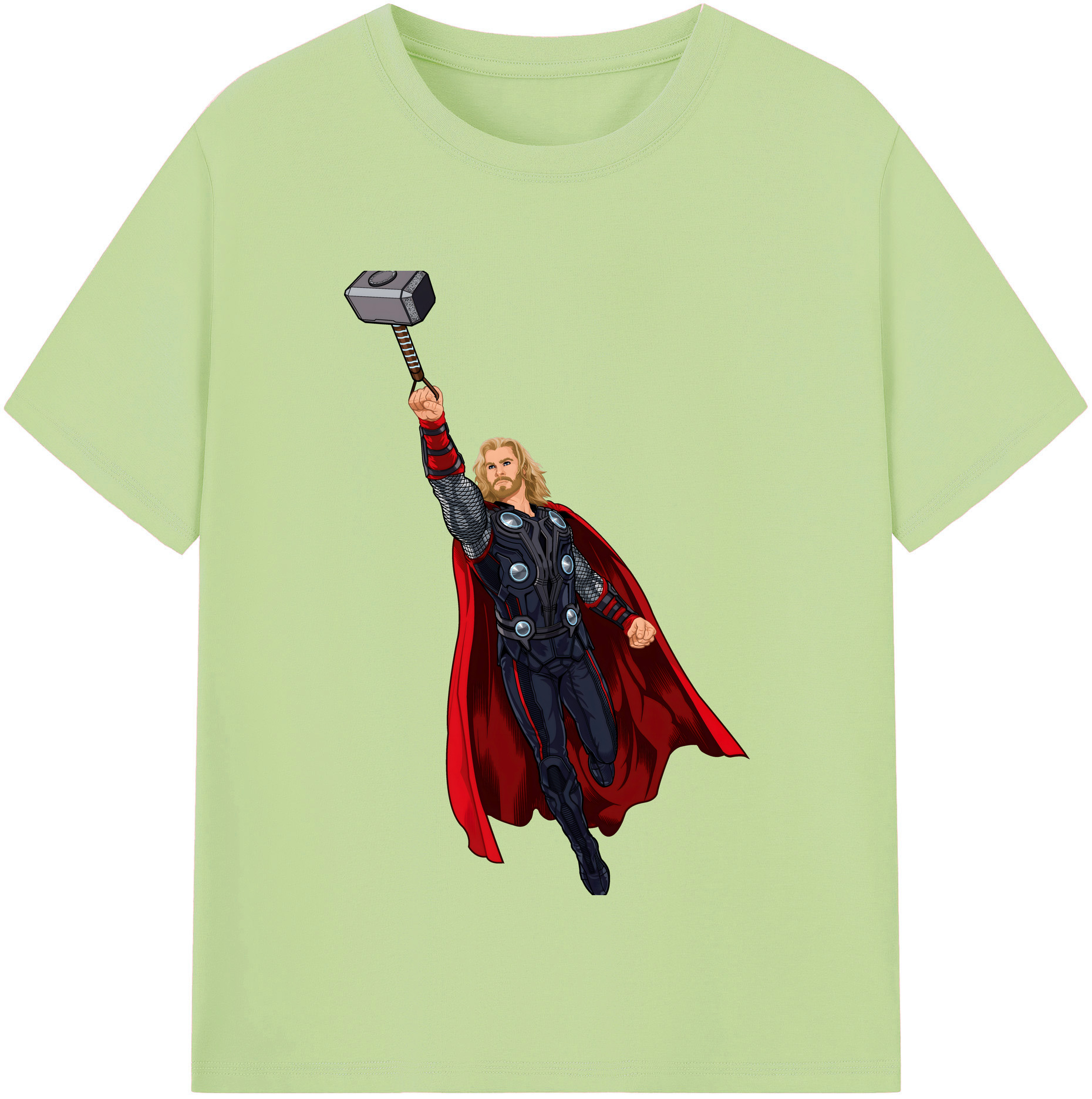 （画像用） アベンジャーズ The Avengers 綿100％半袖Tシャツ（フロントプリント）